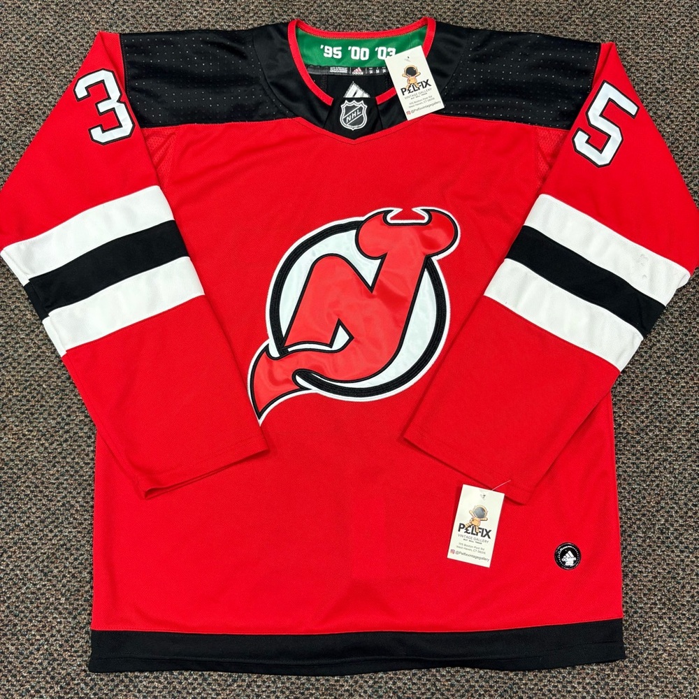 Cory Schneider New Jersey Devils NHL Adidas Mens Authentic Hockey Jersey Size 54